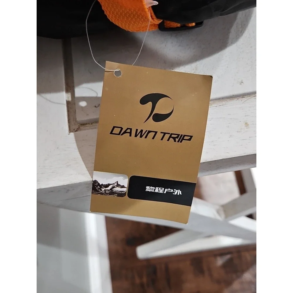 Dawn Trip Electric Black & Orange (45°) Sleeping Bag- Super Light &‎ Compact